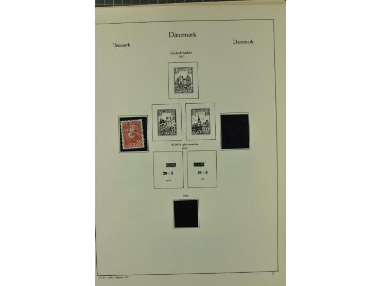 1851/1970, hochinteressante Partie mit vielen besseren Werten dabei u.a. Dänemark Mi.-Nr. 1(25) in verschiedene Farben, Finnl