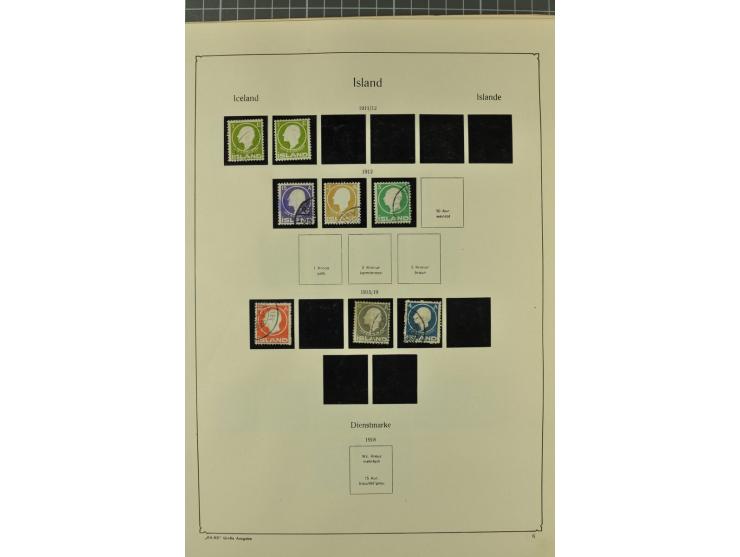 1851/1970, hochinteressante Partie mit vielen besseren Werten dabei u.a. Dänemark Mi.-Nr. 1(25) in verschiedene Farben, Finnl