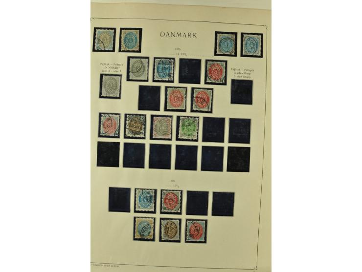 1851/1970, hochinteressante Partie mit vielen besseren Werten dabei u.a. Dänemark Mi.-Nr. 1(25) in verschiedene Farben, Finnl