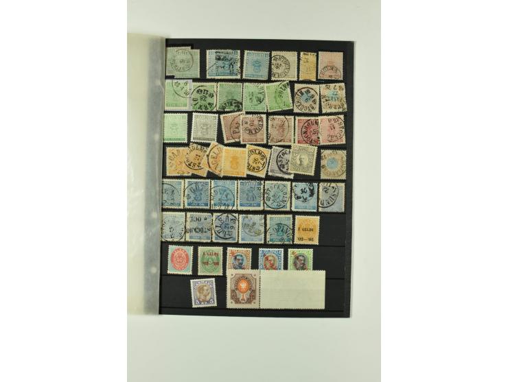1851/1970, hochinteressante Partie mit vielen besseren Werten dabei u.a. Dänemark Mi.-Nr. 1(25) in verschiedene Farben, Finnl