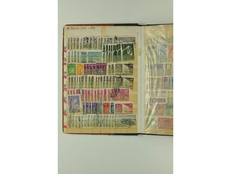 1851/1970, hochinteressante Partie mit vielen besseren Werten dabei u.a. Dänemark Mi.-Nr. 1(25) in verschiedene Farben, Finnl