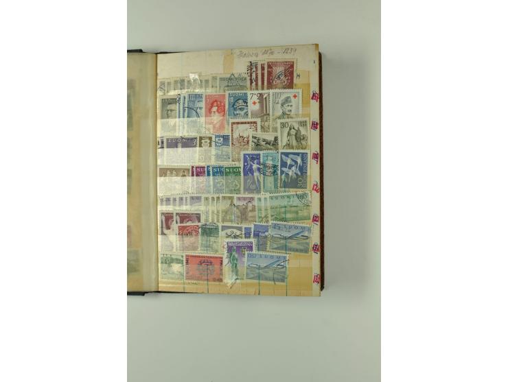 1851/1970, hochinteressante Partie mit vielen besseren Werten dabei u.a. Dänemark Mi.-Nr. 1(25) in verschiedene Farben, Finnl