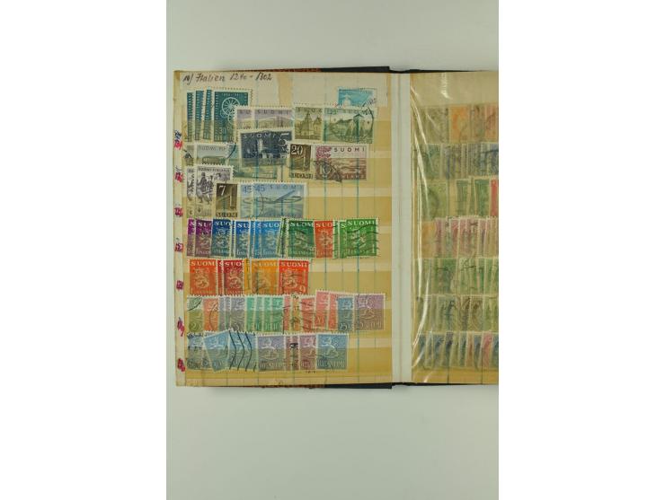 1851/1970, hochinteressante Partie mit vielen besseren Werten dabei u.a. Dänemark Mi.-Nr. 1(25) in verschiedene Farben, Finnl