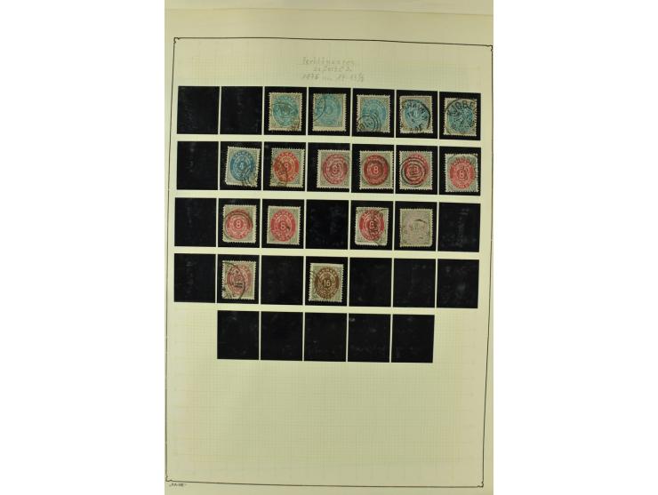 1851/1970, hochinteressante Partie mit vielen besseren Werten dabei u.a. Dänemark Mi.-Nr. 1(25) in verschiedene Farben, Finnl