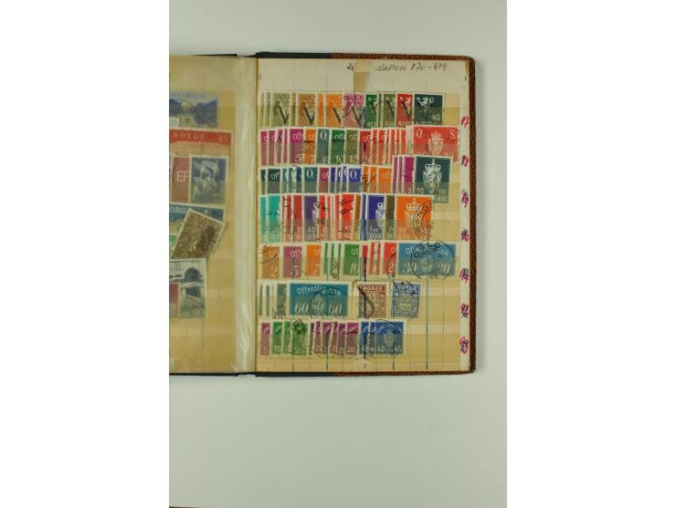 1851/1970, hochinteressante Partie mit vielen besseren Werten dabei u.a. Dänemark Mi.-Nr. 1(25) in verschiedene Farben, Finnl