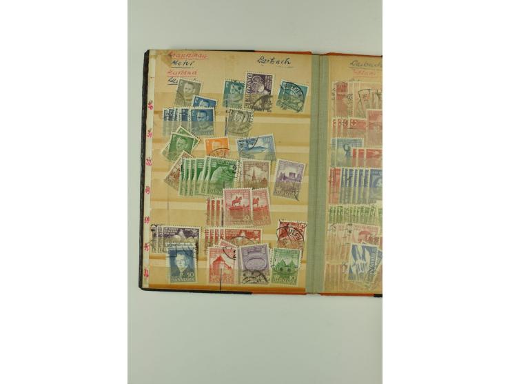 1851/1970, hochinteressante Partie mit vielen besseren Werten dabei u.a. Dänemark Mi.-Nr. 1(25) in verschiedene Farben, Finnl