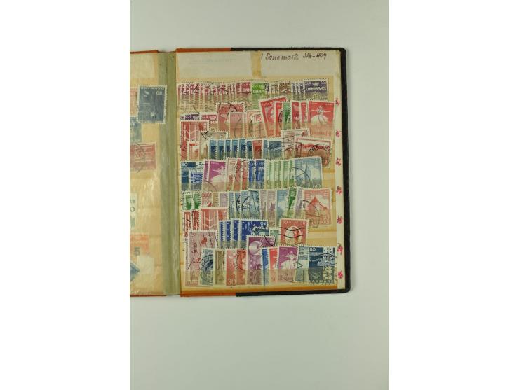 1851/1970, hochinteressante Partie mit vielen besseren Werten dabei u.a. Dänemark Mi.-Nr. 1(25) in verschiedene Farben, Finnl