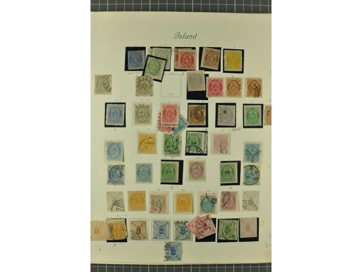 1851/1970, hochinteressante Partie mit vielen besseren Werten dabei u.a. Dänemark Mi.-Nr. 1(25) in verschiedene Farben, Finnl