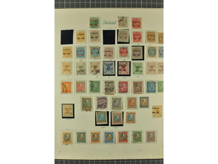 1851/1970, hochinteressante Partie mit vielen besseren Werten dabei u.a. Dänemark Mi.-Nr. 1(25) in verschiedene Farben, Finnl
