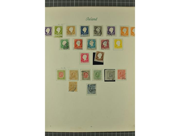 1851/1970, hochinteressante Partie mit vielen besseren Werten dabei u.a. Dänemark Mi.-Nr. 1(25) in verschiedene Farben, Finnl