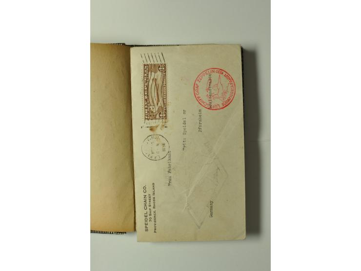 1860/1940 (ca.), kleine Partie im Steckbuch, meist Kolonialausgaben, aber auch USA 2,60$ Zeppelin