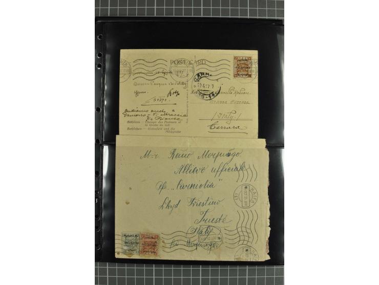 NAHER OSTEN: 1871/1952 (ca.), interessante Partie Briefe und Karten von Irak, Jordanien, Libanon, Palästina, Syrien und Ägypt