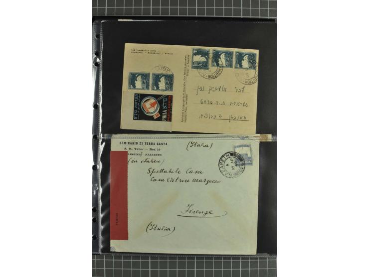 NAHER OSTEN: 1871/1952 (ca.), interessante Partie Briefe und Karten von Irak, Jordanien, Libanon, Palästina, Syrien und Ägypt