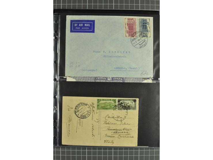 NAHER OSTEN: 1871/1952 (ca.), interessante Partie Briefe und Karten von Irak, Jordanien, Libanon, Palästina, Syrien und Ägypt