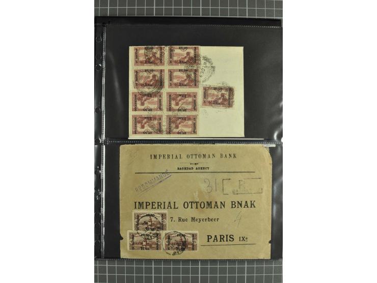 NAHER OSTEN: 1871/1952 (ca.), interessante Partie Briefe und Karten von Irak, Jordanien, Libanon, Palästina, Syrien und Ägypt