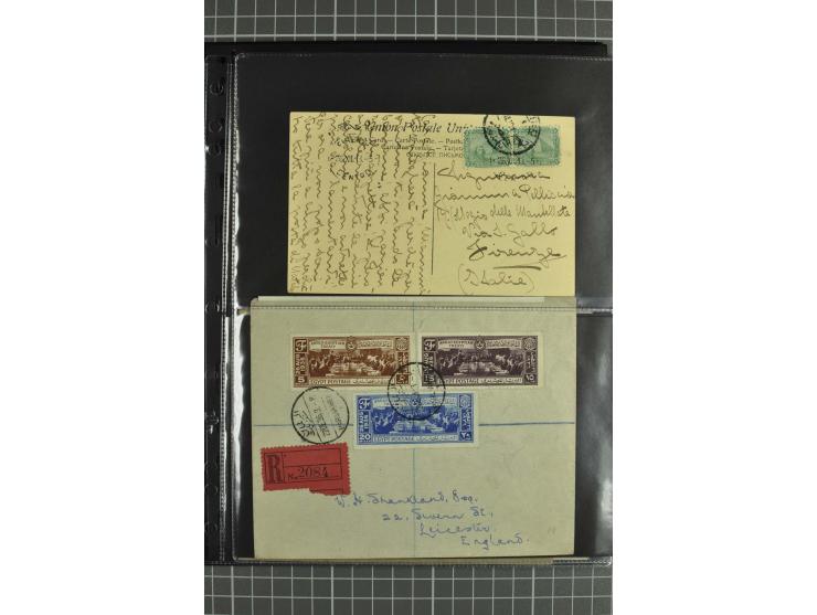 NAHER OSTEN: 1871/1952 (ca.), interessante Partie Briefe und Karten von Irak, Jordanien, Libanon, Palästina, Syrien und Ägypt