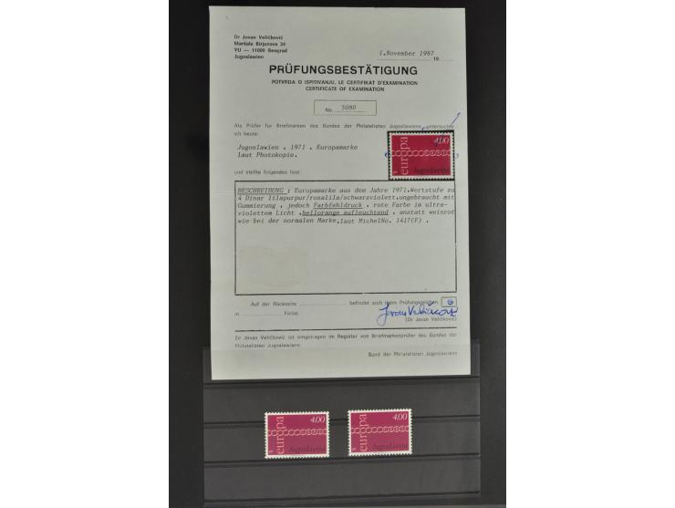 1950/2000, Großartige Spezialsammlung - Siehe beiligenden 8-seitigen Flyer
Für Abbildungen der kompletten Sammlung siehe www