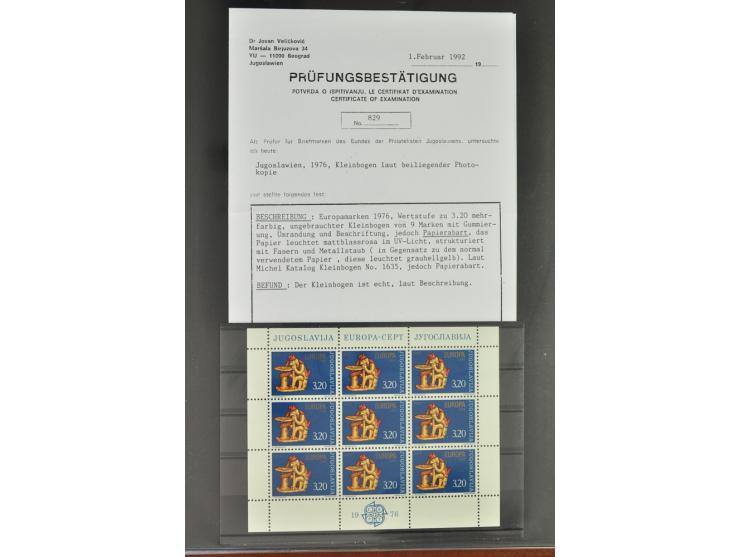1950/2000, Großartige Spezialsammlung - Siehe beiligenden 8-seitigen Flyer
Für Abbildungen der kompletten Sammlung siehe www