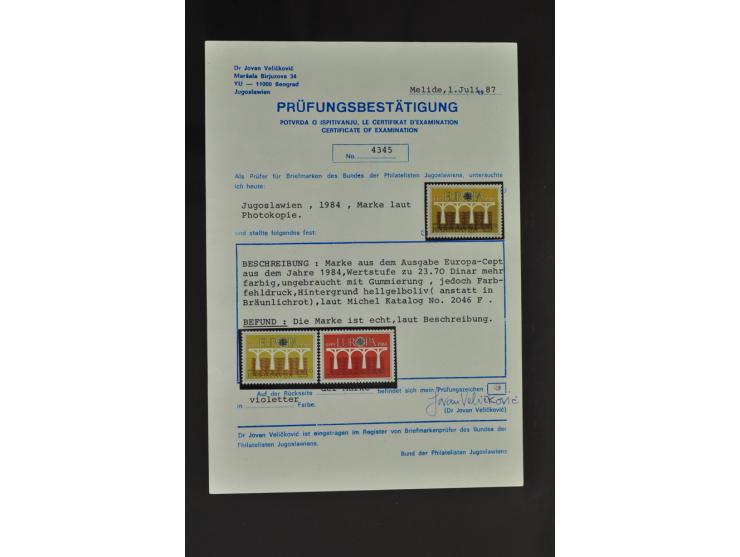 1950/2000, Großartige Spezialsammlung - Siehe beiligenden 8-seitigen Flyer
Für Abbildungen der kompletten Sammlung siehe www