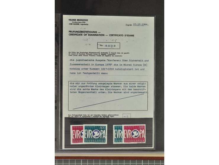 1950/2000, Großartige Spezialsammlung - Siehe beiligenden 8-seitigen Flyer
Für Abbildungen der kompletten Sammlung siehe www