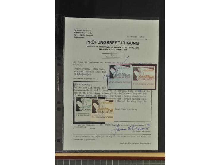 1950/2000, Großartige Spezialsammlung - Siehe beiligenden 8-seitigen Flyer
Für Abbildungen der kompletten Sammlung siehe www