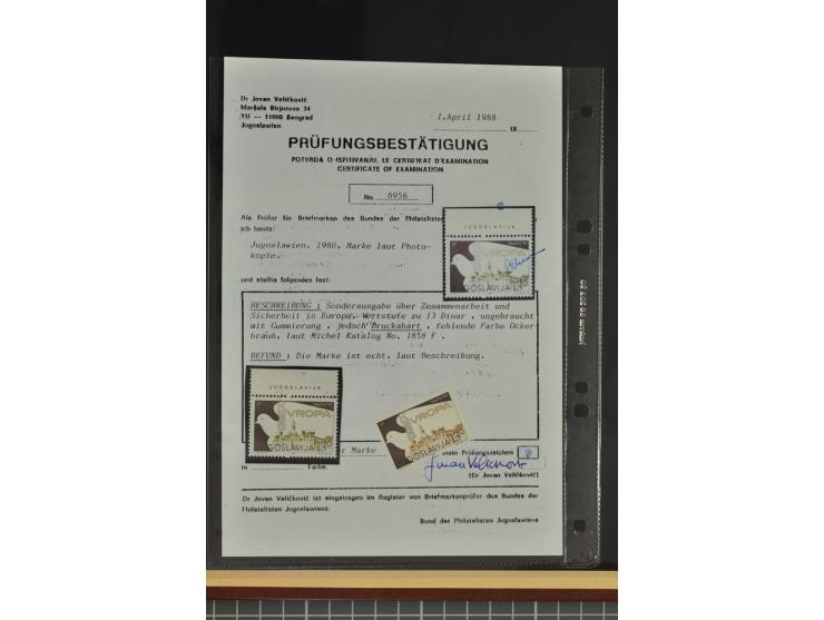 1950/2000, Großartige Spezialsammlung - Siehe beiligenden 8-seitigen Flyer
Für Abbildungen der kompletten Sammlung siehe www