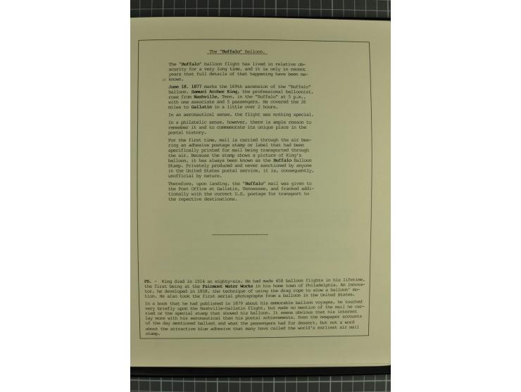USA: 1911/28, 27 Briefe/Karten von meist Erst-, Sonder- und Demonstrationsflügen; auf ausführlich beschrifteten Albumblättern