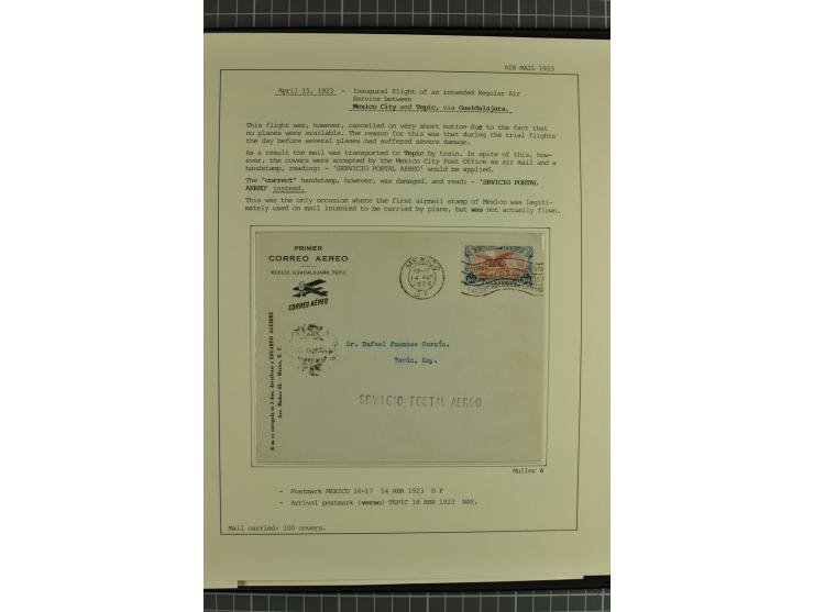 MITTELAMERIKA: 1923/31, 28 Briefe/Karten von meist Erst- und Sonderflügen von u.a. Britisch-Guyana, Costa Rica, Guatemala, Ho