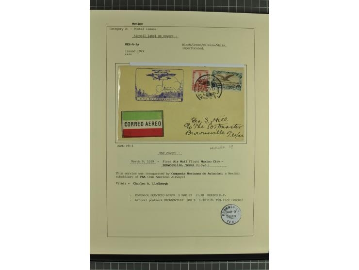 MITTELAMERIKA: 1923/31, 28 Briefe/Karten von meist Erst- und Sonderflügen von u.a. Britisch-Guyana, Costa Rica, Guatemala, Ho