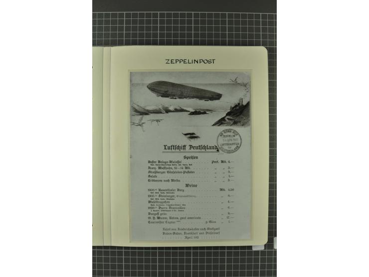 1924/39, 116 Zeppelinbriefe und -karten, dabei gute Frankaturen wie Polarfahrt, Südamerika-Fahrt, Chicago-Fahrt, USA-Zeppelin