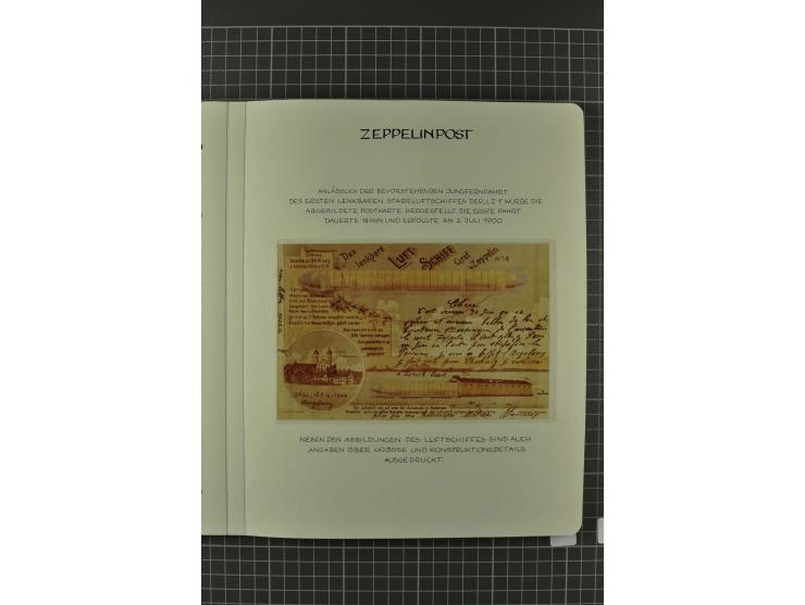 1924/39, 116 Zeppelinbriefe und -karten, dabei gute Frankaturen wie Polarfahrt, Südamerika-Fahrt, Chicago-Fahrt, USA-Zeppelin