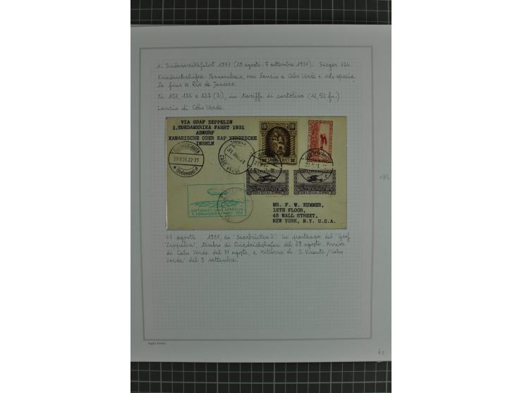 SAAR: 1929/34, Sammlung von 31 Briefen/Karten verschiedener Fahrten, dabei u.a. Sieger-Nr. 27A, 57H, 214 und 286, vielfach se