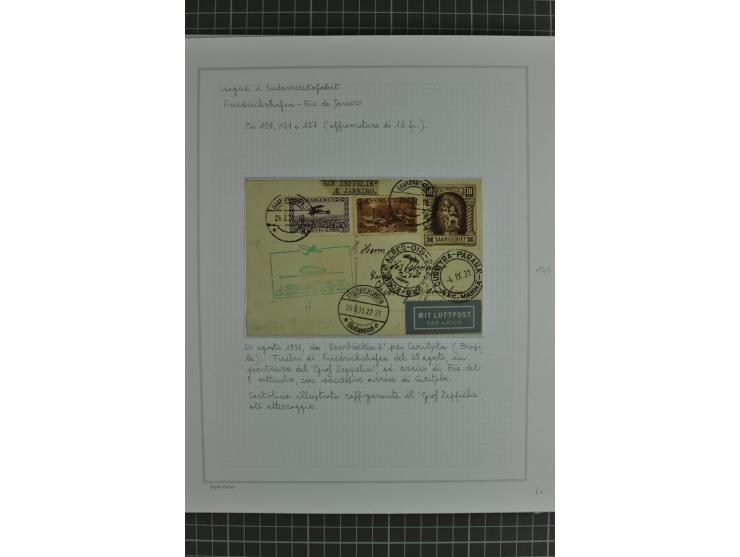 SAAR: 1929/34, Sammlung von 31 Briefen/Karten verschiedener Fahrten, dabei u.a. Sieger-Nr. 27A, 57H, 214 und 286, vielfach se