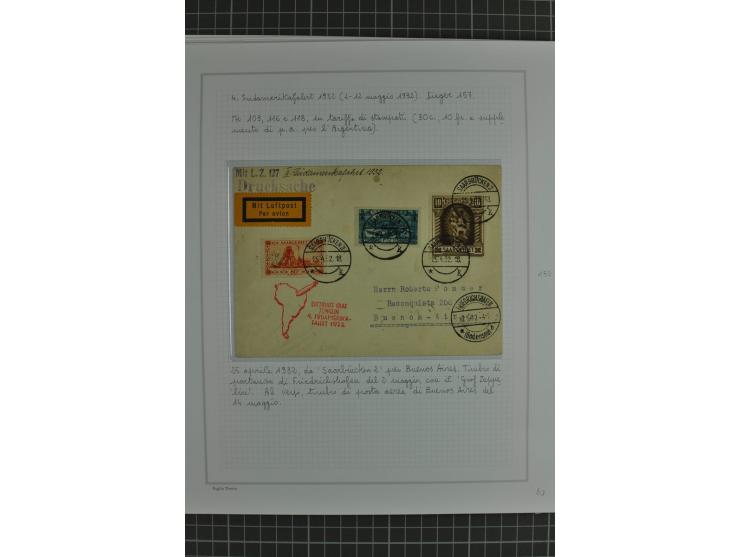 SAAR: 1929/34, Sammlung von 31 Briefen/Karten verschiedener Fahrten, dabei u.a. Sieger-Nr. 27A, 57H, 214 und 286, vielfach se