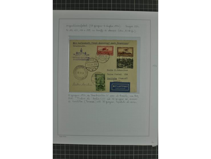 SAAR: 1929/34, Sammlung von 31 Briefen/Karten verschiedener Fahrten, dabei u.a. Sieger-Nr. 27A, 57H, 214 und 286, vielfach se