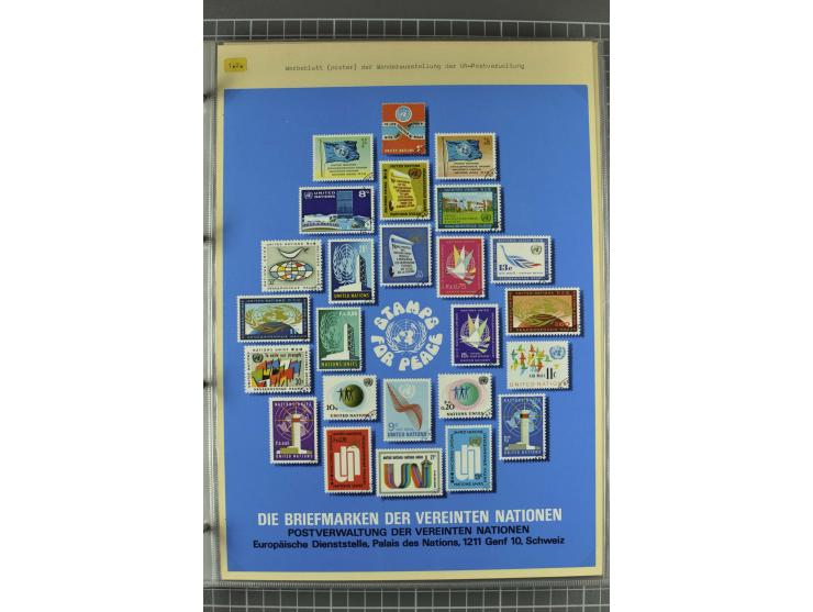 UMWELTSCHUTZ: 1930/79 (ca.), postfrische, ungebrauchte und gestempelte Sammlung mit Briefstücken und Belegen, dabei Sonderste