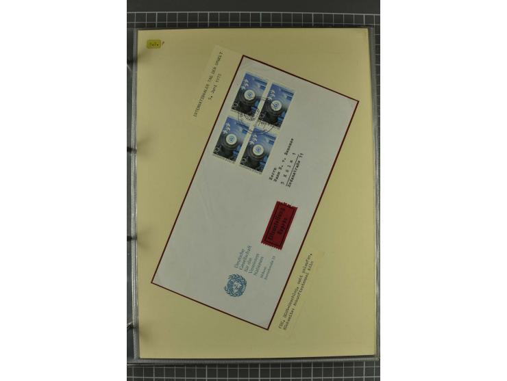 UMWELTSCHUTZ: 1930/79 (ca.), postfrische, ungebrauchte und gestempelte Sammlung mit Briefstücken und Belegen, dabei Sonderste