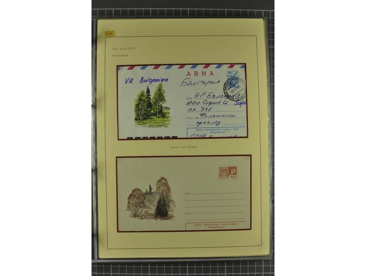 WALD UND FORST: 1943/82, postfrische, ungebrauchte und gestempelte Sammlung mit Briefstücken und vielen Belegen, dabei Sonder