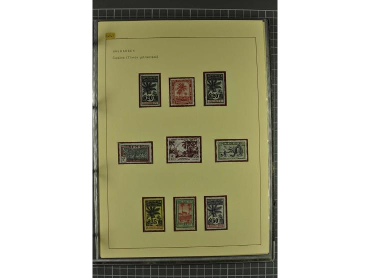 WALD UND FORST: 1943/82, postfrische, ungebrauchte und gestempelte Sammlung mit Briefstücken und vielen Belegen, dabei Sonder