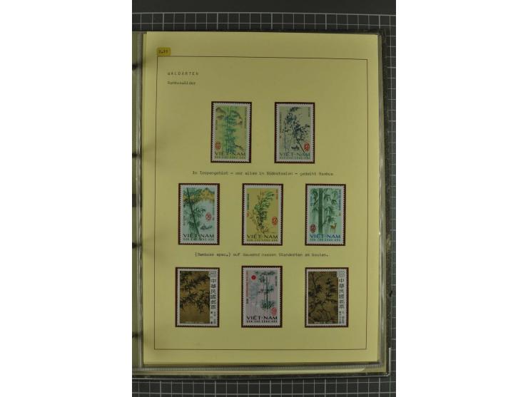 WALD UND FORST: 1943/82, postfrische, ungebrauchte und gestempelte Sammlung mit Briefstücken und vielen Belegen, dabei Sonder