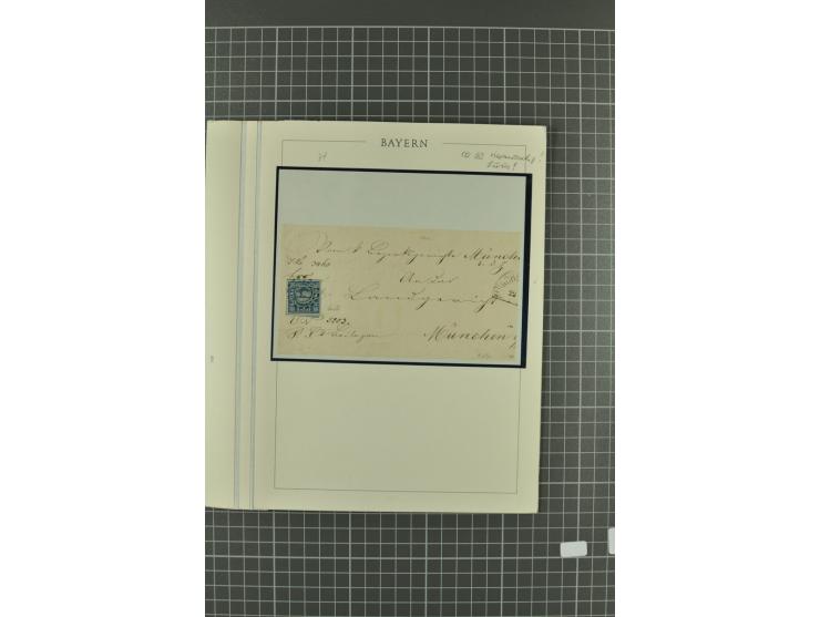 1849/1919, ungebrauchte und gestempelte, teils auch postfrische Partie auf alten Albenblättern, dabei viele bessere Werte und