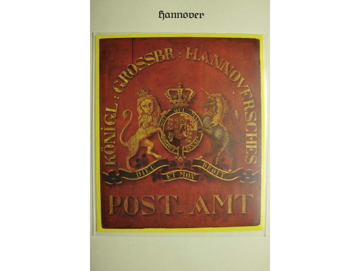 1618/1864, ungebrauchte und gestempelte Sammlung mit guten Werten, Einheiten, Randnummern, Briefen, Ganzsachen und Postschein