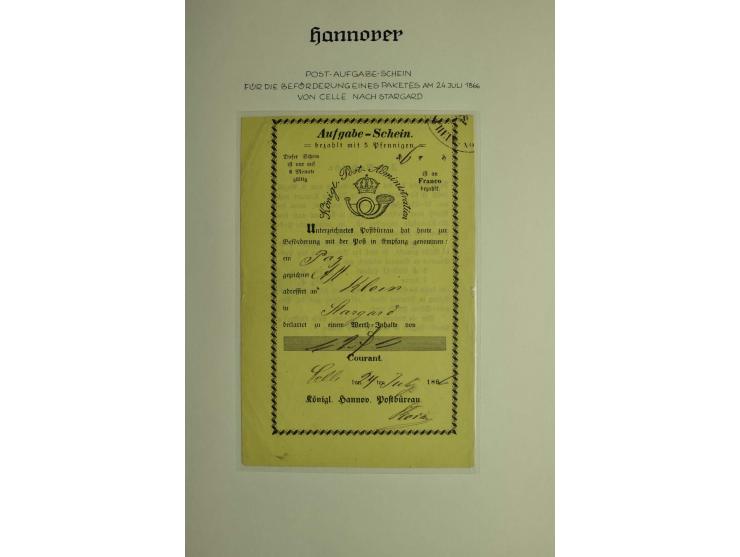 1618/1864, ungebrauchte und gestempelte Sammlung mit guten Werten, Einheiten, Randnummern, Briefen, Ganzsachen und Postschein
