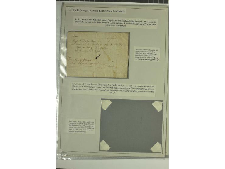 FELDPOST: 1656/1866 (ca.), Sammlung von  über 100 Briefen und Dokumenten aus verschiedenen Kriegen bzw. Militäreinsätzen, dav