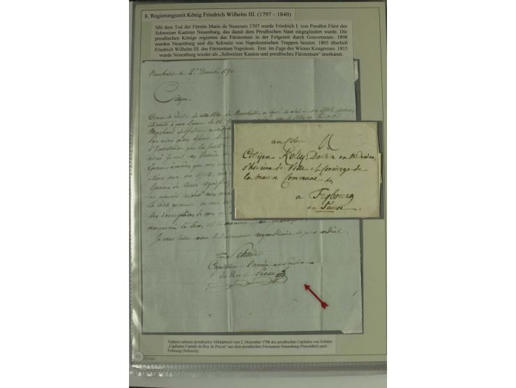 FELDPOST: 1656/1866 (ca.), Sammlung von  über 100 Briefen und Dokumenten aus verschiedenen Kriegen bzw. Militäreinsätzen, dav