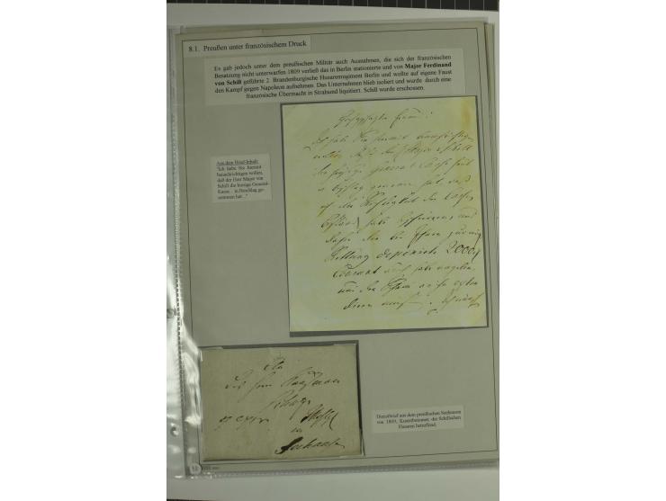 FELDPOST: 1656/1866 (ca.), Sammlung von  über 100 Briefen und Dokumenten aus verschiedenen Kriegen bzw. Militäreinsätzen, dav