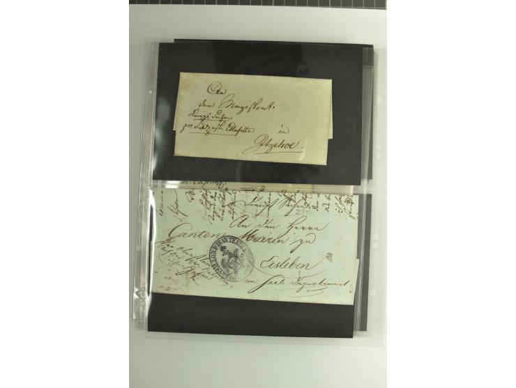 FELDPOST: 1656/1866 (ca.), Sammlung von  über 100 Briefen und Dokumenten aus verschiedenen Kriegen bzw. Militäreinsätzen, dav