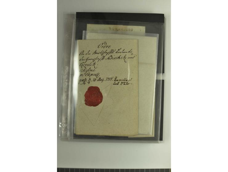FELDPOST: 1656/1866 (ca.), Sammlung von  über 100 Briefen und Dokumenten aus verschiedenen Kriegen bzw. Militäreinsätzen, dav