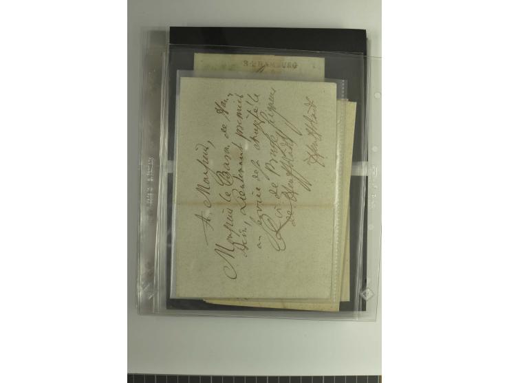 FELDPOST: 1656/1866 (ca.), Sammlung von  über 100 Briefen und Dokumenten aus verschiedenen Kriegen bzw. Militäreinsätzen, dav
