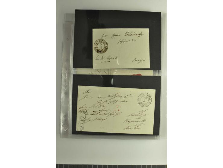 FELDPOST: 1656/1866 (ca.), Sammlung von  über 100 Briefen und Dokumenten aus verschiedenen Kriegen bzw. Militäreinsätzen, dav